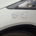 thumbnail image 3 of Brand New 2X Stickers Car Decoration Sticker Crystal Cute And Pretty For Bicycles Replacement Shiny Rhinestone White Mingyiq, 3 of 8