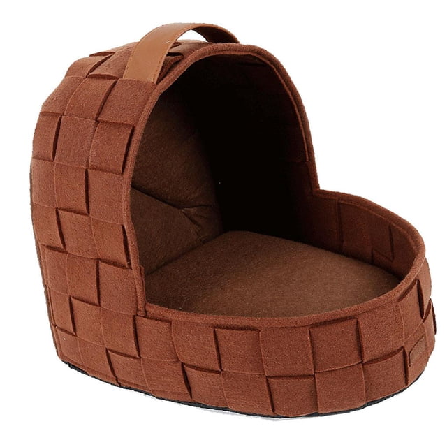 Cama desmontable para mascotas, colchón para perros, perrera para cachorros, almohadillas para cama de gatos, de lujo marrón Yuyangstore Cama de perro mascota