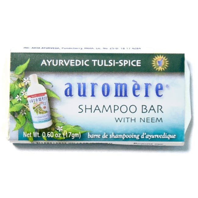mynte Roux Footpad Auromere Shampoo Bar - Ayurvedic Tulsi-Spice 0.60 oz Bar(S) - Walmart.com