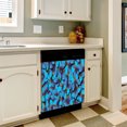 thumbnail image 3 of Beautiful Blue Different Butterflys Dishwasher Magnet Cover Decorative Sticker for Home Cabinet Kitchen 23" x26", 3 of 5