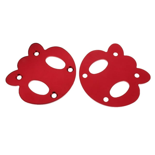 2 Pcs de Arandelas de Monopatín Accesorio de Repuesto para Deportista Pieza de Mantenamiento rojo Zulema Patín Longboard Pad