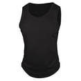 thumbnail image 2 of POIUYTR Men Summer Workout Tank Tops Casual Crewneck Solid Color Sleeveless Shirts Gym Loose Undershirt, 2 of 6