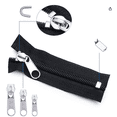 thumbnail image 4 of Naisfei 183 Piece Zipper Repair Kit - Replacement Zippers, Sliders, Stoppers & Tools for Sewing, Luggage, Jackets, Coats, Jeans, 4 of 4