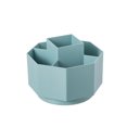 thumbnail image 1 of Rotating Desk Pen Holder Pencil Makeup Storage Box Desktop Organizer Stand Office Stationery Container Accessories Blue, 1 of 3