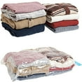 thumbnail image 3 of Large Vacuum Storage Bags Space Saver Seal Clear Compression Bag Organizer, 3 of 8