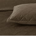 thumbnail image 4 of Home Soft Things 5 Piece Velvet Quilted Bedspread Set - Carafe - Oversize King (122" x 106"), 4 of 7