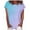 Multicolor, variant on OAVQHLG3B Womens Summer Tops Casual Casual Gradient Color Short Sleeved T-Shirt Tunic Blouse Tops