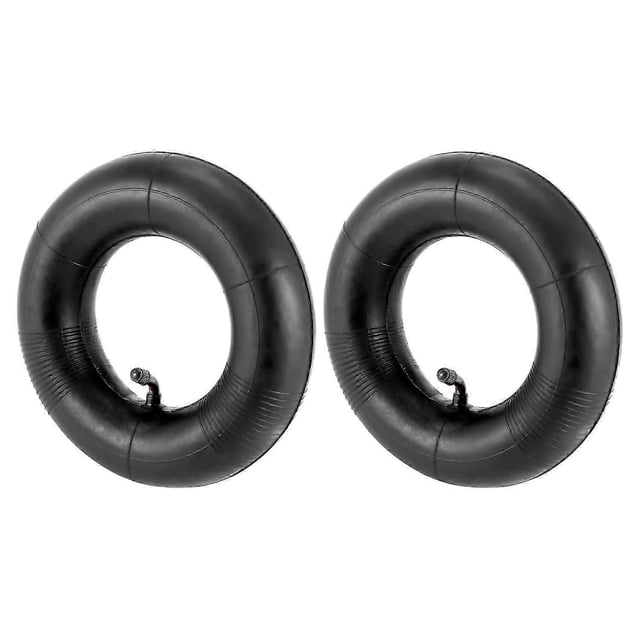 2 Pack 2.80/2.50-4 inch Inner Tube with TR87 Bent Valve Stem for Scooters, Lawn Mowers, Wheelbarrows, Hand Trucks