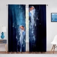 thumbnail image 2 of Jelly In The Deep Ocean Window Tulle Curtains Foamy Dreamy Blue Ocean Sheer Voile Curtain for Living Room Bedroom ration, 2 of 7