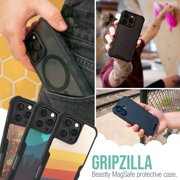 Smartish® iPhone 16 Pro Max Protective Magnetic Case - Gripzilla Compatible with MagSafe [Rugged + Tough] Heavy Duty Armor Cover Drop Tested Protection for Apple iPhone 16 Pro Max - Wildflower Fields