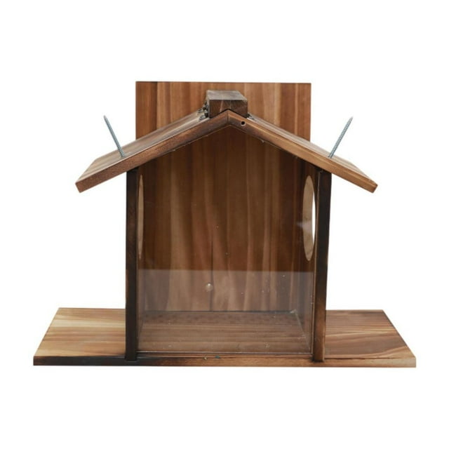 Alimentador de Ardilla de Madera, Alimentador de Ardilla Al Aire Libre para árboles Exteriores de Patio Trasero