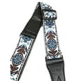 thumbnail image 4 of New Silver Black Retro Jacquard Woven Acoustic Electric Guitar Strap, 4 of 12