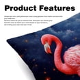 thumbnail image 2 of Flamingo Pillow Covers - Set of 2 - 16x16, 18x18, 20x20 Inches - Unique Patterns for Various Occasions - Decorative Throw Pillowcases for Home Decor, 2 of 6