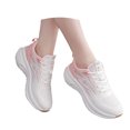 thumbnail image 3 of AUDeals Women's Workout Sneakers, Wear Resistant Mesh Walking Shoes with Non Slip Comfort for Gym and Tennis (Pink, 8), 3 of 9