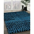 thumbnail image 3 of Ahgly Company Machine Washable Indoor Square Abstract Night Black Area Rugs, 7' Square, 3 of 7