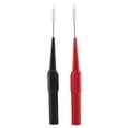 thumbnail image 1 of Sondas de Prueba, 1 par de Agujas de perforación de Aislamiento, Kit Profesional para multímetros, diagnóstico automotriz, reparación de automóviles, Pruebas eléctricas, Color Rojo + Negro, 1 of 8