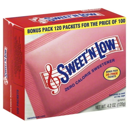 Low Carb Sweetener - Cumberland Packing Sweet N Low Sweetener, 120 ea