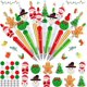 thumbnail image 3 of FFNIU Bolígrafos navideños con cuentas, bolígrafos de cuentas de plástico con 12 piezas de cuentas de silicona, muñeco de nieve, hombre de jengibre, Papá Noel, bolígrafos de reno para regalos de Navid, 3 of 4