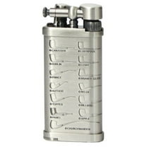 Old Boy IM Corona Butane Pipe Lighter 90 Degree Flame Pewter Pipe Shapes - 1205