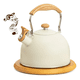 thumbnail image 1 of Tetera Silbante De Acero Inoxidable De 2,5 L Xtellar beige, 1 of 3