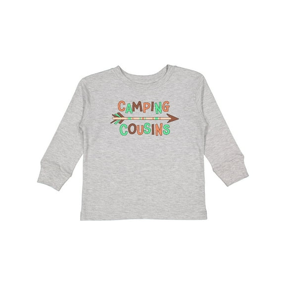 Inktastic Camping Cousins- arrow Boys or Girls Long Sleeve Toddler T-Shirt