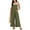 Army Green, variant on Hvot&aat Women's 2025 Summer Cotton Linen Jumpsuits Casual Loose Sleeveless Split Wide Leg Pants Romper Overalls with Pockets