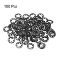 thumbnail image 2 of Unique Bargains Rondelles Starlock, Kit de Clips de Fixation à Dents Internes M5.5x11.2 100 Pcs, 2 of 3