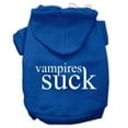 thumbnail image 4 of Halloween Pet, Dog  Cat Hoodie Screen Printed, "Vampires Suck", 4 of 10
