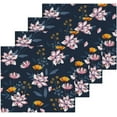 thumbnail image 2 of Coolnut Yellow Pink Flowers Wash Cloth Set of 6, 12 x 12 Inch Cotton Baby Washcloths Highly Absorbent and Soft Feel Fingertip Towels Face Towels for Bathroom, Gym, Spa Washcloth Gift, 2 of 7