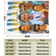 thumbnail image 3 of Blanket Adam Actors Sandler Throw Flannel Blankets Warm Soft Cozy Fuzzy Blanket for Bed Sofa Couch Camping Travel Gift Blankets for All Seasons 80"x60", 3 of 6