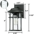 thumbnail image 2 of UIXE Light Fixtures Wall Mount, Exterior Wall Sconce Light, 2 of 9