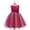 A353 Hot Pink, variant on WPPGONE Girls Sparkling Sequin Rainbow Tulle Tutu Dress Sleeveless Flower Girl Wedding Guest Gown Colorful Layered Princess Birthday Pageant Party Dance Performance Dresses