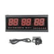 thumbnail image 2 of Reloj Digital Grande ANGGREK Temporizador de Pared LED con Batería Calendario Temperatura Color Rojo, 2 of 7