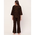 thumbnail image 4 of Moomaya Sleepwear, Printed Night Suit For Women, Cotton Kurta Pajama Set Pjs Loungewear, 4 of 9