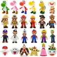 thumbnail image 2 of Figura de acción de Super Mario Bros Luigi, modelo de juguete de Bowser Green Yoshi Cappy Koopa Troopa Boo Donkey Kong, juguete de PVC, regalos coleccionables, 2 of 5