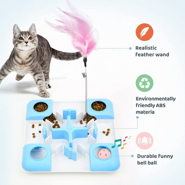 Universal - Jouet robot de chat interactif animal en peluche, chat