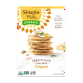 thumbnail image 3 of (3 pack) Simple Mills Organic Seed Flour Crackers, Original Sea Salt, Gluten-Free, 4.25 oz, 3 of 11