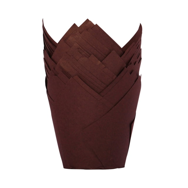 pdqouc Cupcake Liners for Baking Nonstick Heat Greaseproof Baking Wrappers Cake Greaseproof Paper Heat Resistant Non Stick Cupcake Wrappers Cupcake Liners Suitable for Cup Cake