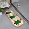 thumbnail image 6 of Cute Christmas Tree Rug, 15.7x47.2in Christmas Throw Rugs for Bathroom Green Red Extra Long Bath Mat Washable, Festive Seasonal Kitchen Indoor Entryway Runner Rugs Bedroom Accent Floor Rug, 6 of 6