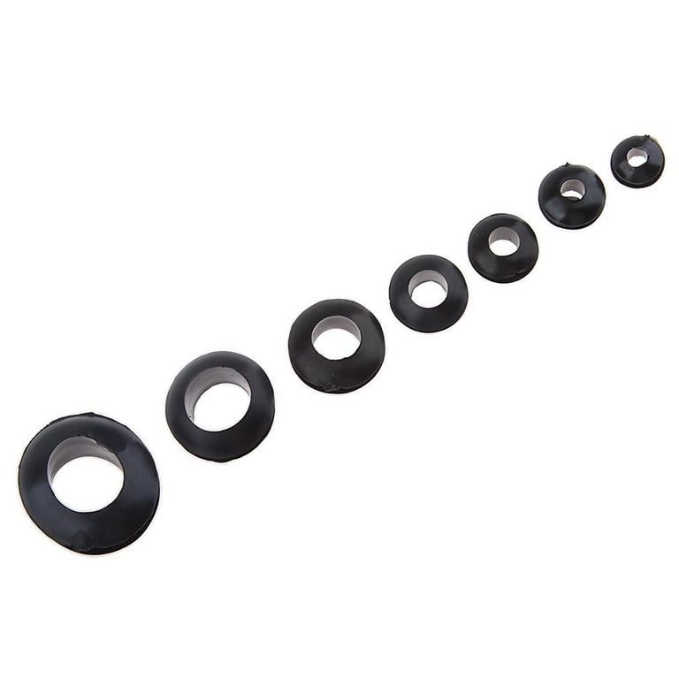 260pcs Rubber Grommet kits 7 sizes(8mm 9mm 10mm 11mm 14mm 15mm 17mm) for  wire hole washer Wiring Coil firewall Automotive O-ring - AliExpress
