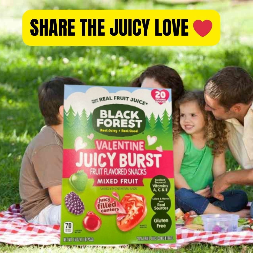 Juicy Filled Fruit-Flavored Snack Pouches, Mixed Fruit, Gluten-Free, Excellent Source of Vitamins A, C & E, 16 Pouches with LaPrima Morceau Bonbon Bonus