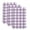 Purple, variant on Black and White Checkered Kitchen Towels, Absorbent Microfiber Kitchen Dish Hand Tea Bath Towel, Farmhouse Buffalo Plaid Quick Dry Cleaning Cloth Dishclothes Decorative Sets, (4-PC, 18x28)