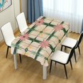 thumbnail image 4 of Yayeee Tablecloths 54" x 54" Rectangle Wrinkle Resistant Party Table Cover, Retro Green Stars, 4 of 8