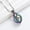 Colorful/Steel, variant on Teardrop Cremation Pendant Small Urns For Ashes Keepsake Urn Necklace mini urns