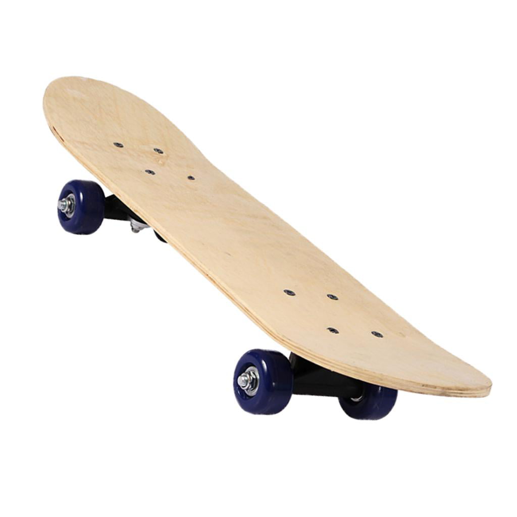 24 Inch DIY  Maple Blank Small Fish Skateboard Deck Board Natural Wood 7 Layers 