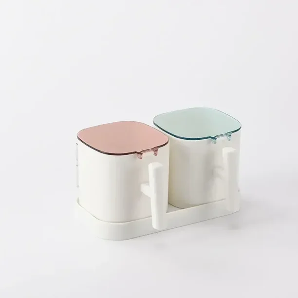 Juego de cajas de condimentos, pimienta, azúcar, sal, especias, agitador, tarros de almacenamiento, Gadget, contenedor de condimentos, organizador de cocina