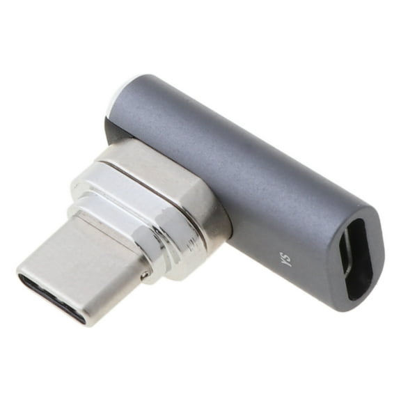 Magnetic USB C Adapter 9Pins Type C Connector 100W Fast Charge 20 Mbps Data