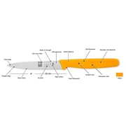 Kitchen-Tool ICEL 4-inch Straight Paring Knife, Yellow