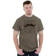thumbnail image 4 of Happy Father's Day Dad Mustache Men's Graphic T Shirt Tees Brisco Brands 2X, 4 of 6