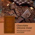 thumbnail image 4 of COFEST Chocolate Molds - Non-Stick Chocolate Bar Mold, Break Apart Chocolate Bar Maker Food Grade Deep Chocolate Bar Mold for Pistachio Chocolate Bar Milk Chocolate Bar Home Diy - Set of 2 brown, 4 of 6